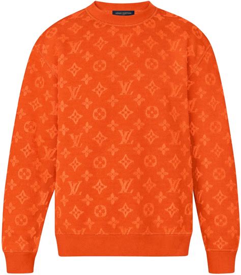 lv orange monogram sweater|louis vuitton sweatshirts for men.